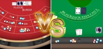 baccarat vs blackjack