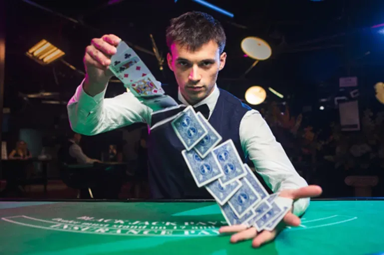 dealer baralho cartas